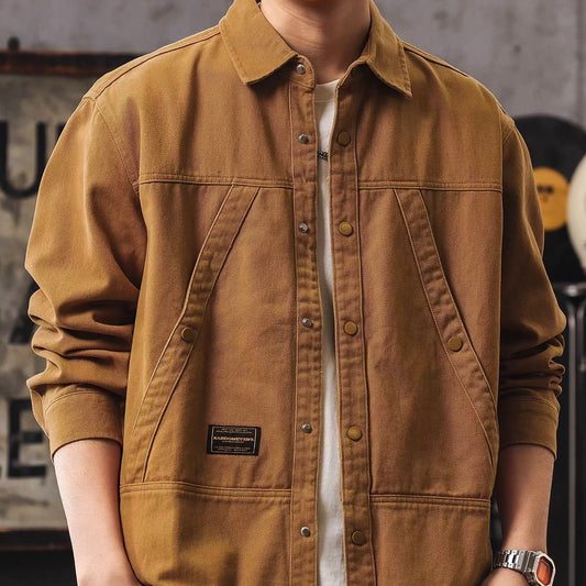 デザインポケット付 ワークシャツ（2Colors）260068