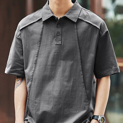 デザインステッチ レトロ ポロシャツ（3Colors）250575