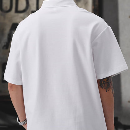 ハーフジップ 半袖ポロシャツ（3Colors）260153