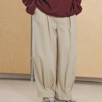 プリーツレッグ デザインパンツ（2Colors）260196