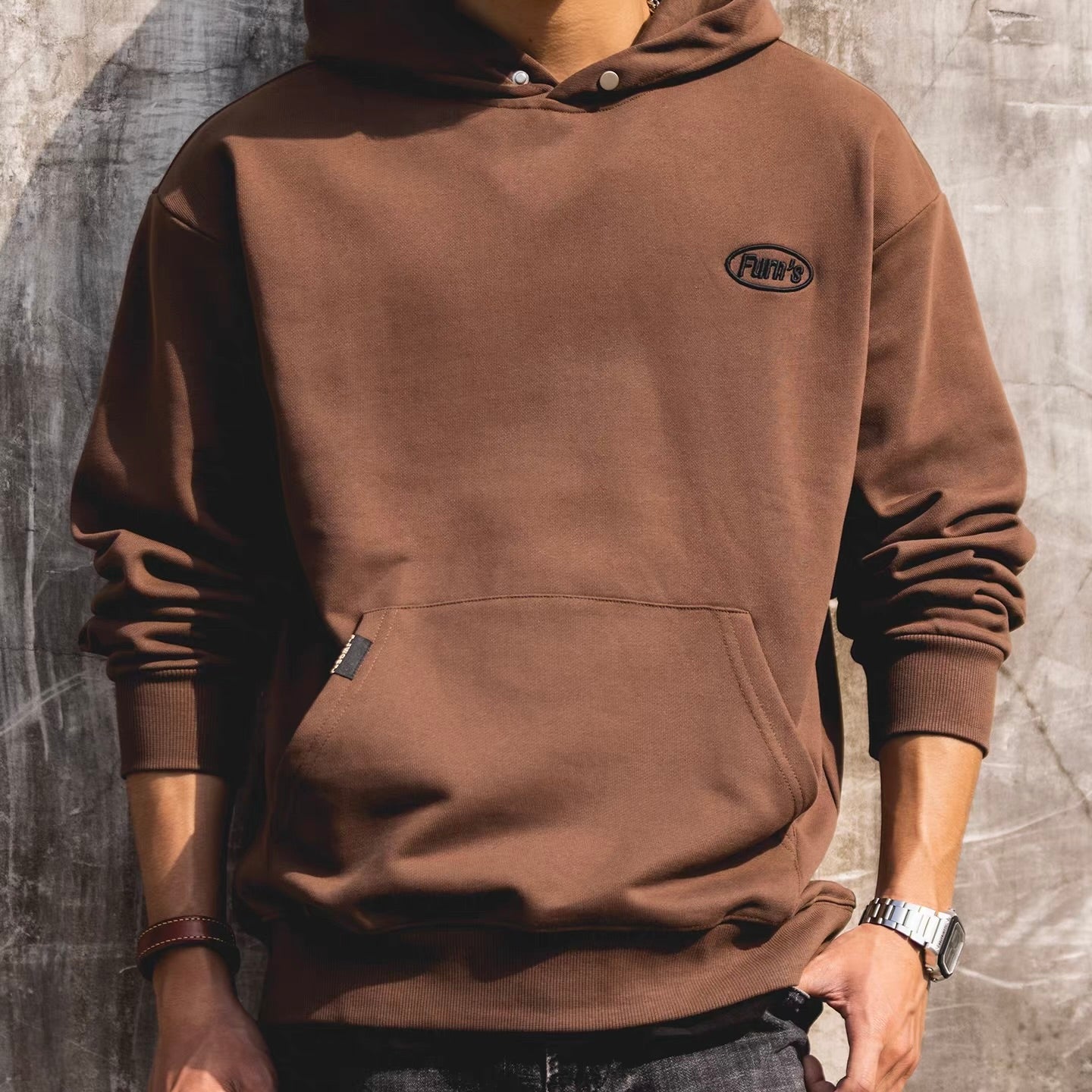 ワンポイントロゴ プルオーバーフーディー（3Colors）260134