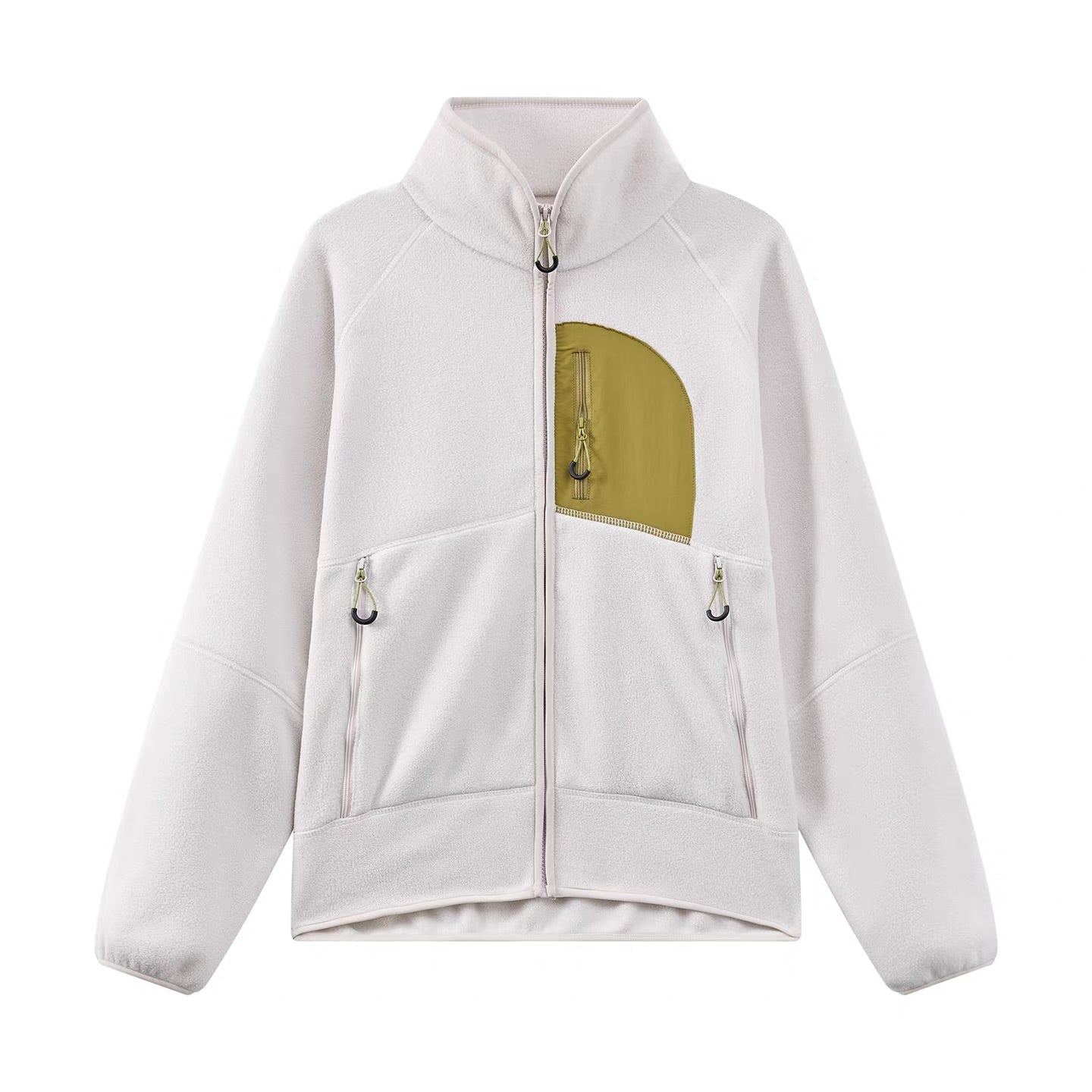 アクセントカラー スタンドネック フリースジャケット（4Colors）260010