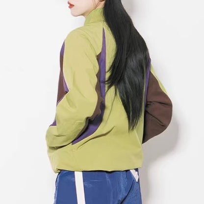 マルチカラー スタンドネック ライトジャケット（3Colors）260113
