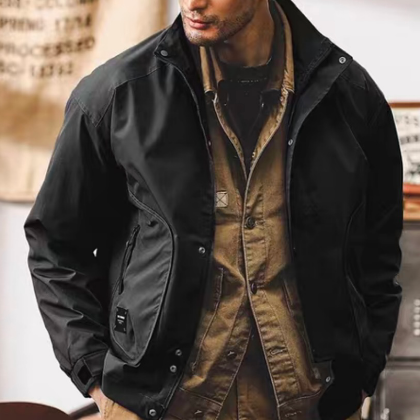 防風 防水 スタンドカラー ハンティングジャケット(5Colors)240844 防風 防水 スタンドカラー ハンティングジャケット(5Colors)240844