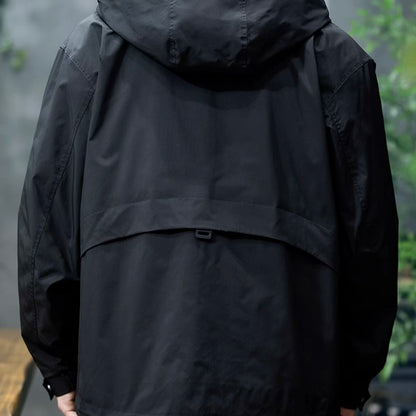 防風 フード付カジュアルジャケット（3Colors）251022
