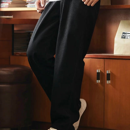 裏起毛 ストレート デニムパンツ（2Colors）250976