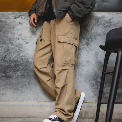 ベルト付 ワイド カーゴパンツ（5Colors）251060