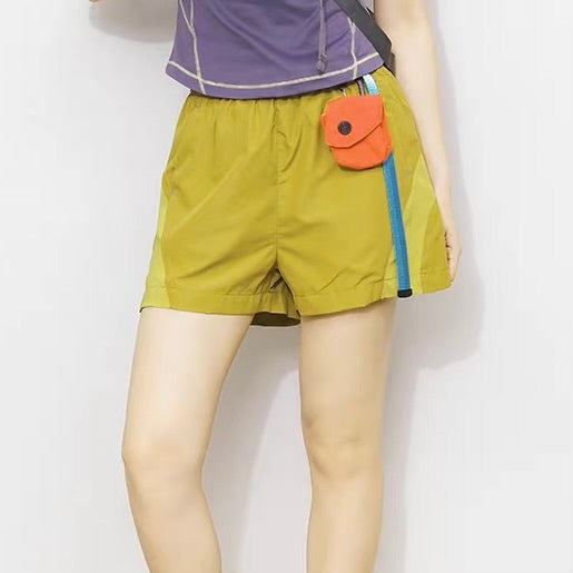 アクセントベルト付 スポーツ ショートパンツ（3Colors）260612