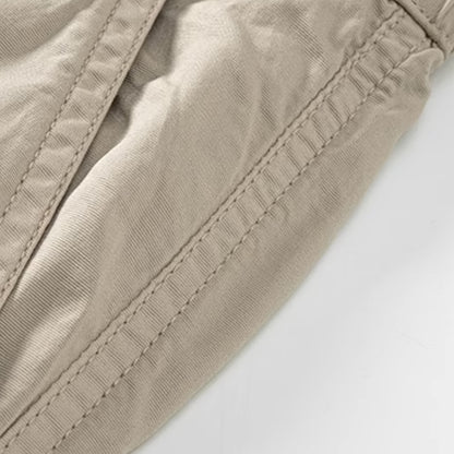ジップ付ポケット ツータック ストレートパンツ（4Colors）240394