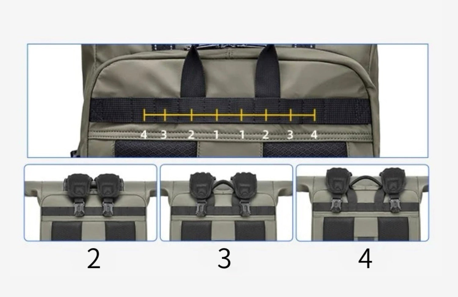 4段階フィット調整機構のアップ