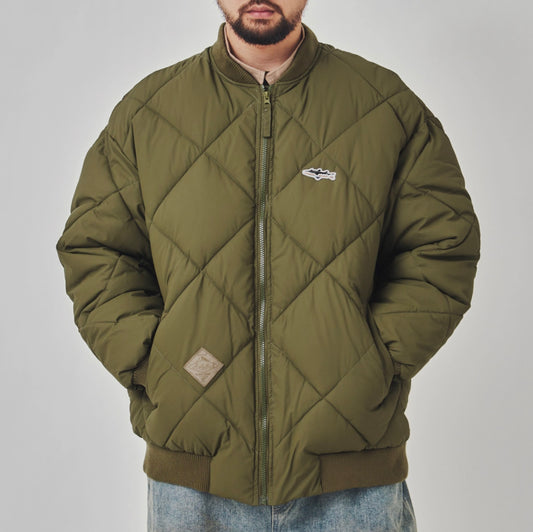 ダイヤキルト オーバーサイズ ジャケット（4Colors）241103