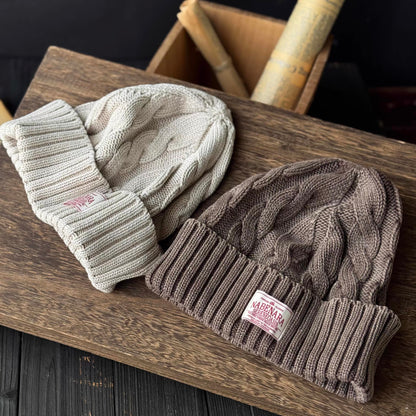 ウォッシュド ケーブルニット帽（5Colors）260020