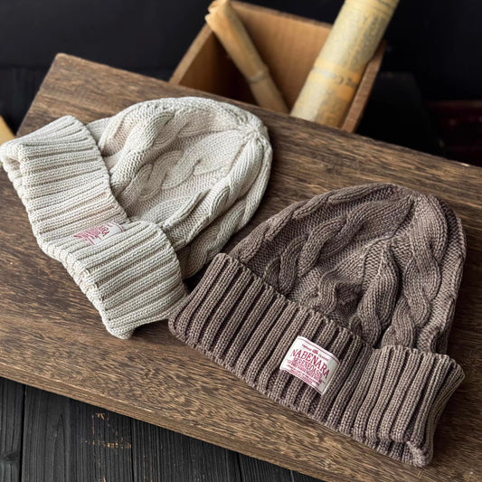 ウォッシュド ケーブルニット帽（5Colors）260020