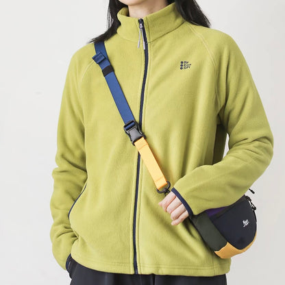 裾ドローコード スタンドカラー フリースジャケット（4Colors）260009