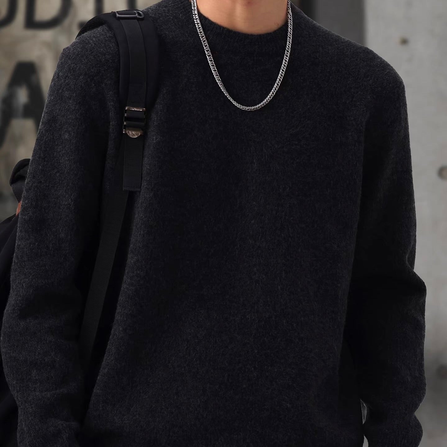 シンプル リラックスフィット セーター（4Colors）260035