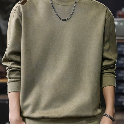 シンプル ロゴ付 スウェットプルオーバー（3Colors）251008