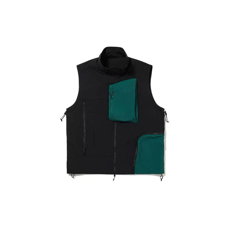 バイカラー ビッグポケット付 ベスト（3Colors）250841 – Champyee