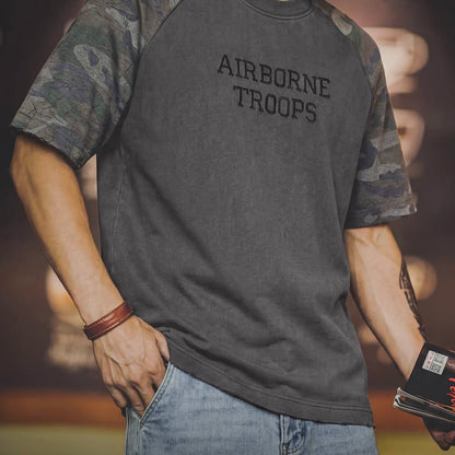 迷彩 ラグランスリーブ Tシャツ（2Colors）260274