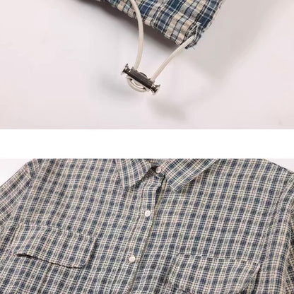 裾ドローコード ハーフボタン オーバーサイズシャツ（3Colors）260195