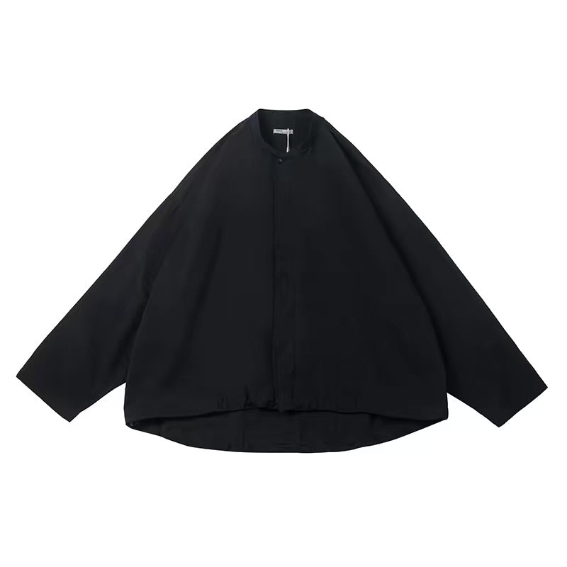 スタンドカラー シンプル スプリングジャケット（2Colors）260194