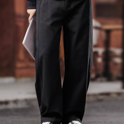 ワイドテーパード カジュアルパンツ（4Colors）260104