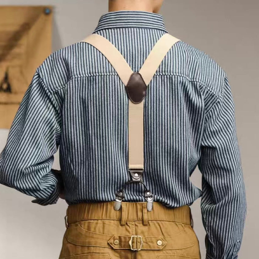 クラシック ダブルクリップ サスペンダー（4Colors）240281 – Champyee