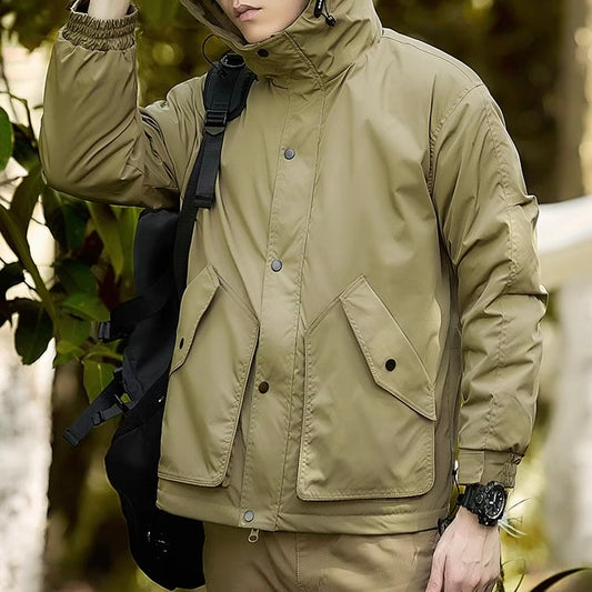 裏起毛 フード付 ワークジャケット（3Colors）251020