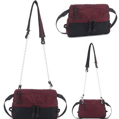 軽量 バイカラー ミニショルダーバッグ（6Colors）260166