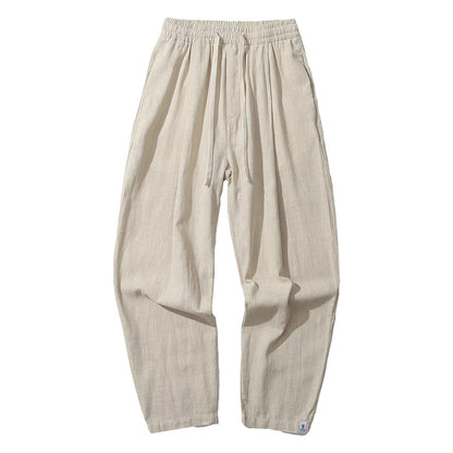 コットンリネン テーパード イージーパンツ（5Colors）250381