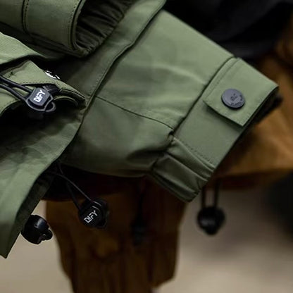 防風 フード付カジュアルジャケット（3Colors）251022