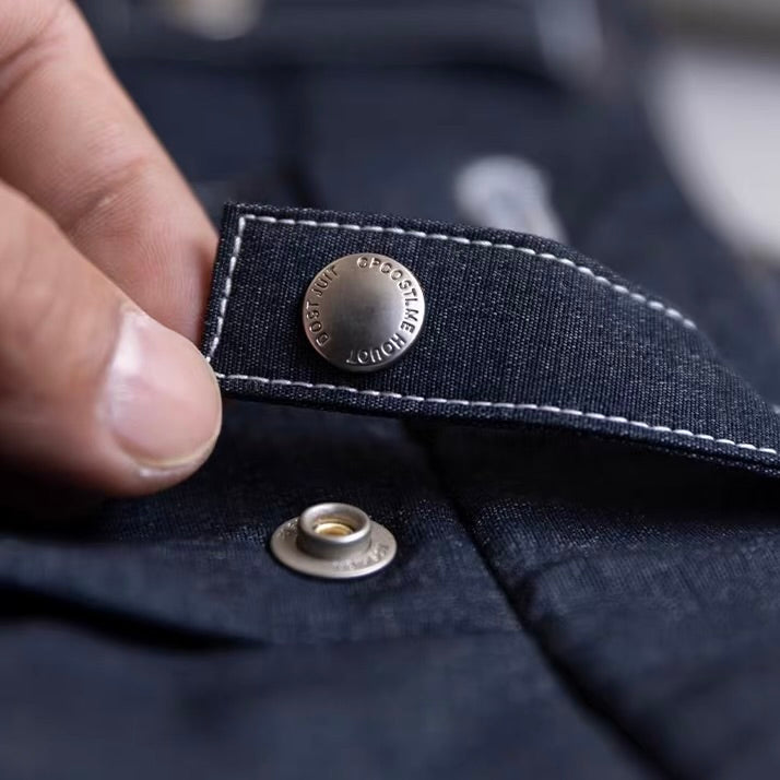 ワンポイントステッチ ストレート カジュアルパンツ（1Color）260193