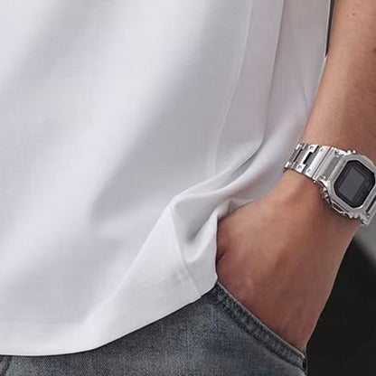 ハーフジップ 半袖ポロシャツ（3Colors）260153