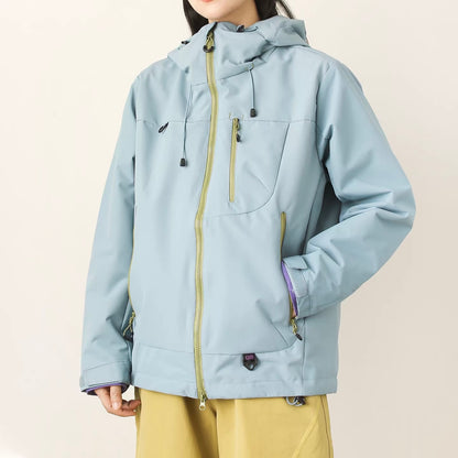 アクセントカラージップ マルチポケット付ジャケット（5Colors）260062