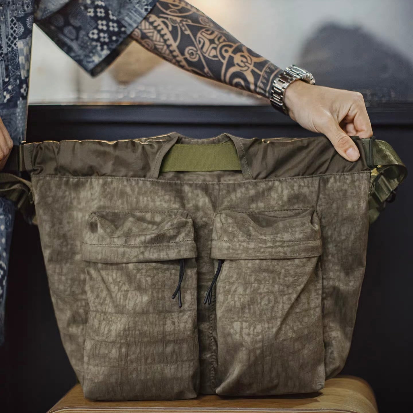 ミリタリー 大容量 2wayバッグ（1Color）260130