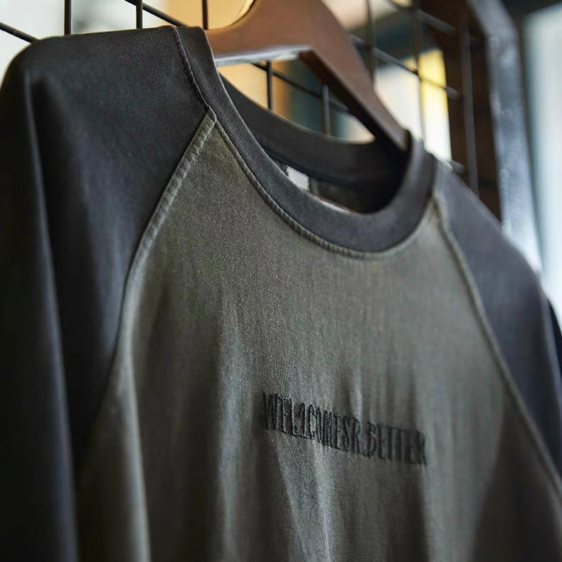 ウォッシュ ラグランスリーブ Tシャツ（1Color）250880