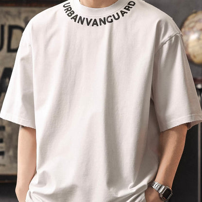 ダメージ ネックロゴ Tシャツ（2Colors）260254