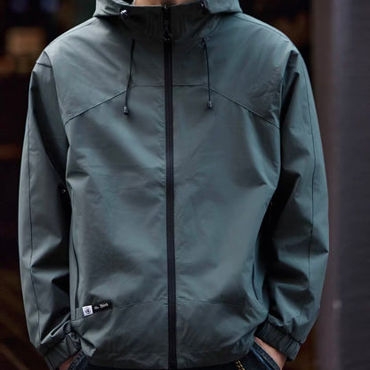 シンプル フード付 カジュアルジャケット（3Colors）251051