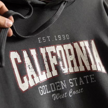 ユーズドテイスト プリント フーディー（2Colors）260123