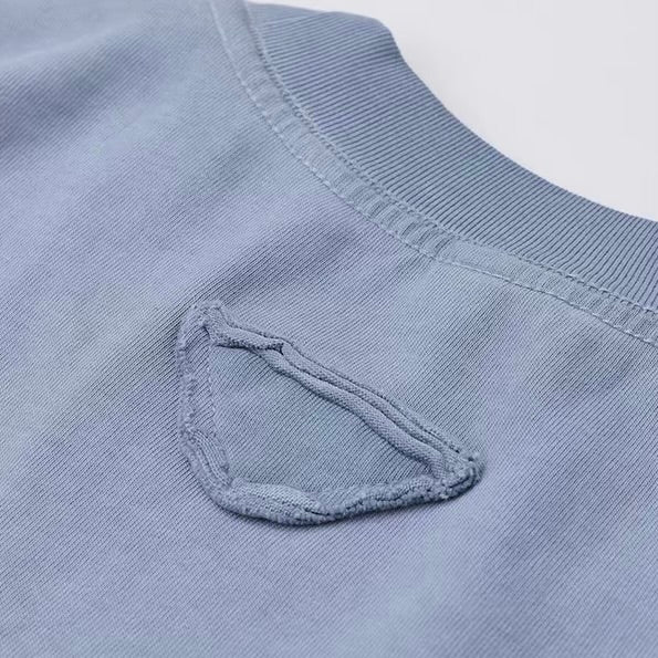 ウォッシュ加工 ハットモチーフ 半袖Tシャツ（3Colors）260526