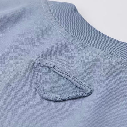 ウォッシュ加工 ハットモチーフ 半袖Tシャツ（3Colors）260526