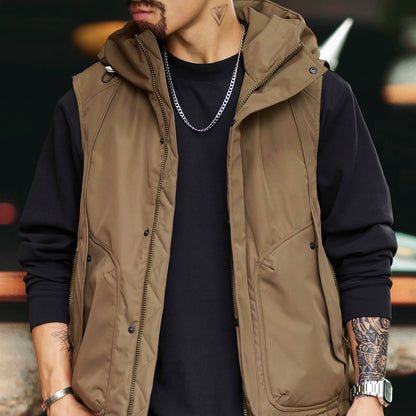 ワーク フード付ダウンベスト（3Colors）250972