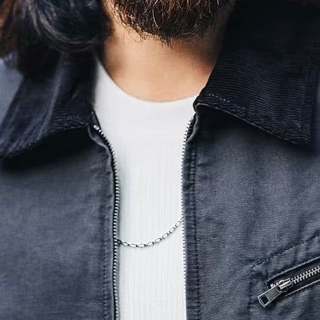 コーデュロイ襟 フルジップ ワークジャケット（1Color）260106