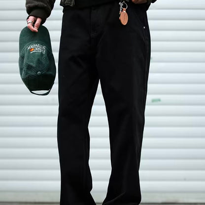 ウォッシュド ストレート カジュアルパンツ（2Colors）260189