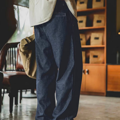 アクセントステッチ ソフトデニムパンツ（1Color）260257