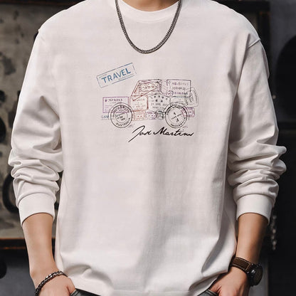 ヘビーウェイト 車モチーフ 長袖Tシャツ（1Color）260750