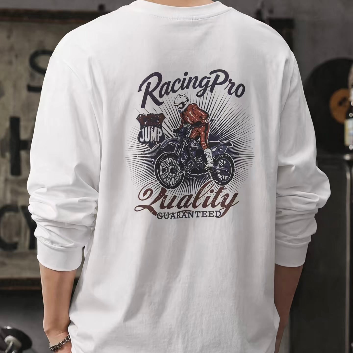 ヘビーウェイト バイクプリントTシャツ（1Color）260717