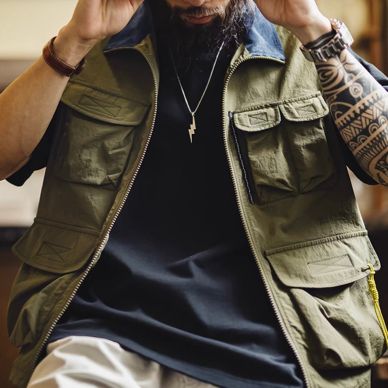 マルチポケット 軽量 ワークベスト（1Color）260264