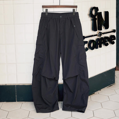裾ドローコード パラシュートパンツ（3Colors）250916