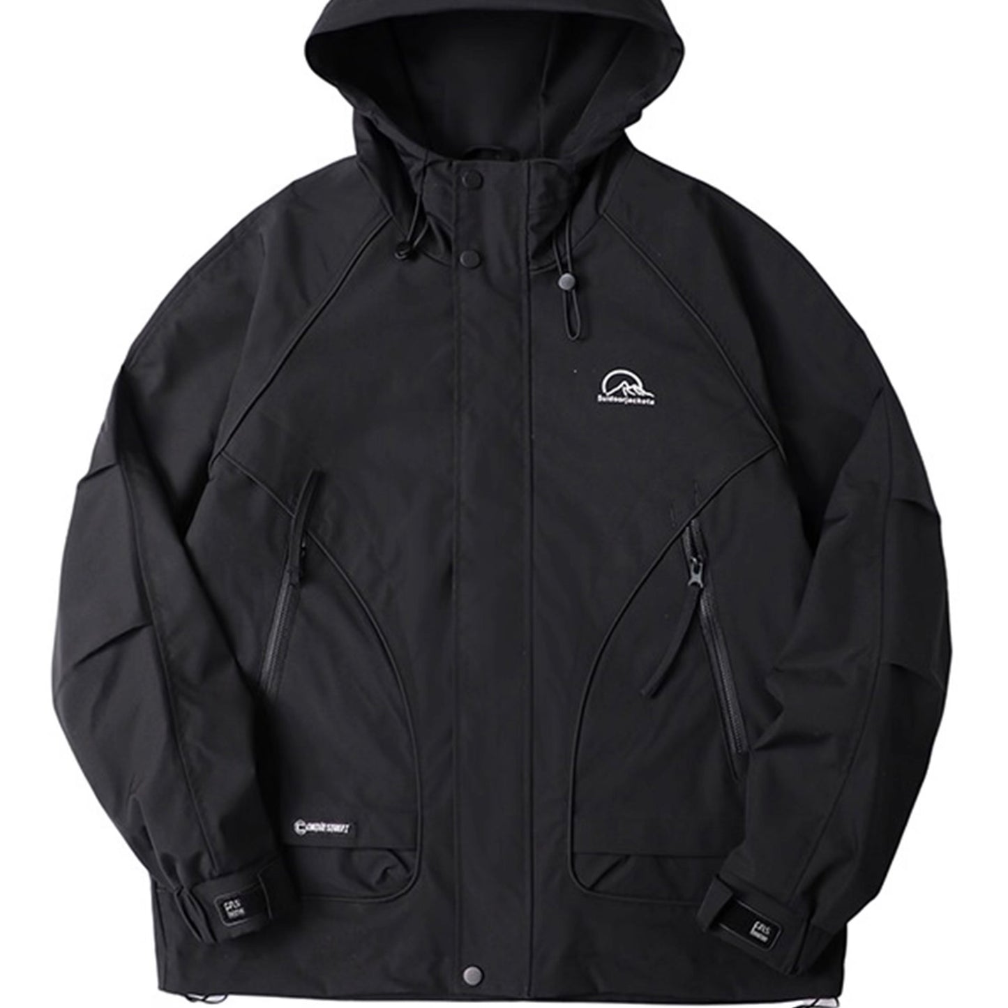 デザインポケット フード付スポーツジャケット（4Colors）251021