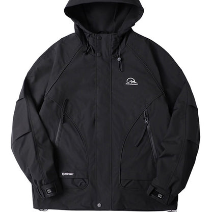 デザインポケット フード付スポーツジャケット（4Colors）251021